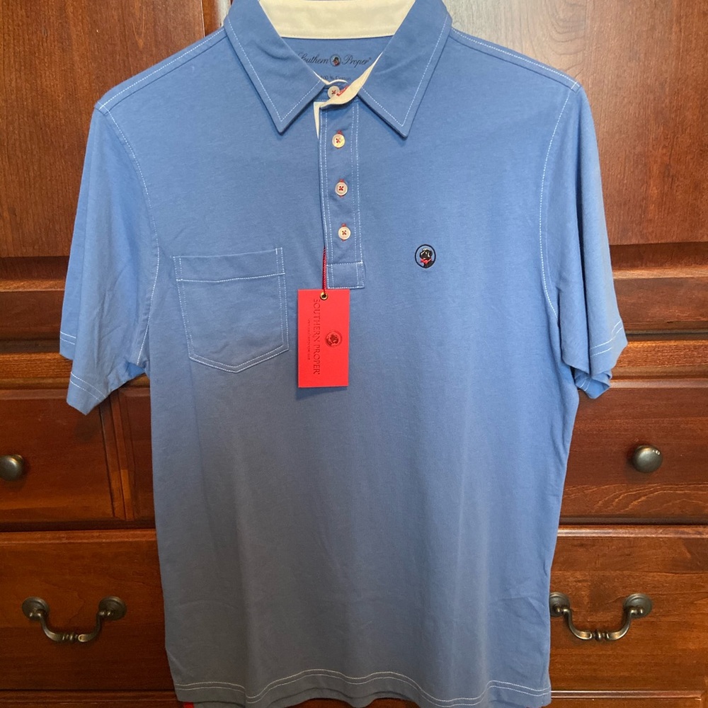 NWT mens southern proper polo